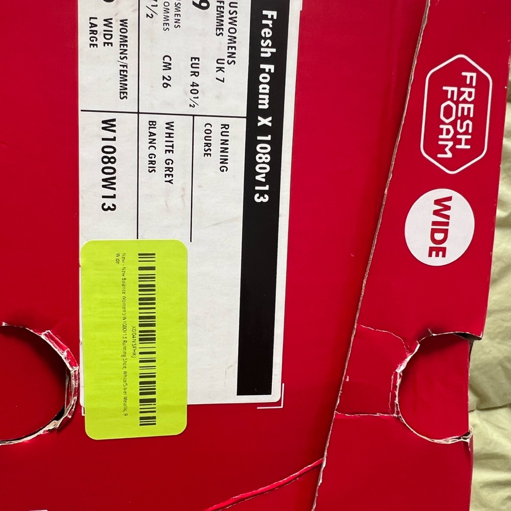 New Balance Fresh Foam X Shoe Box
